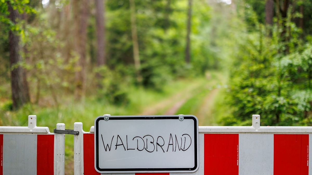 Wieder steigende Waldbrandgefahr in großen Teilen Bayerns