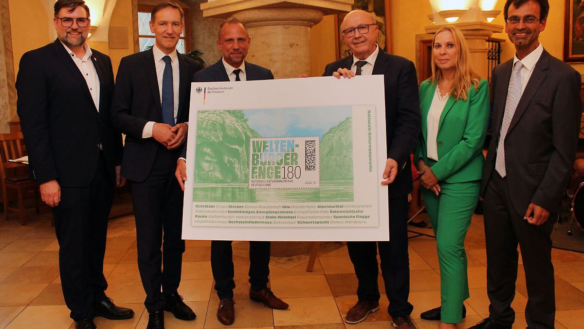 Neue Briefmarke zeigt Weltenburger Enge in Niederbayern