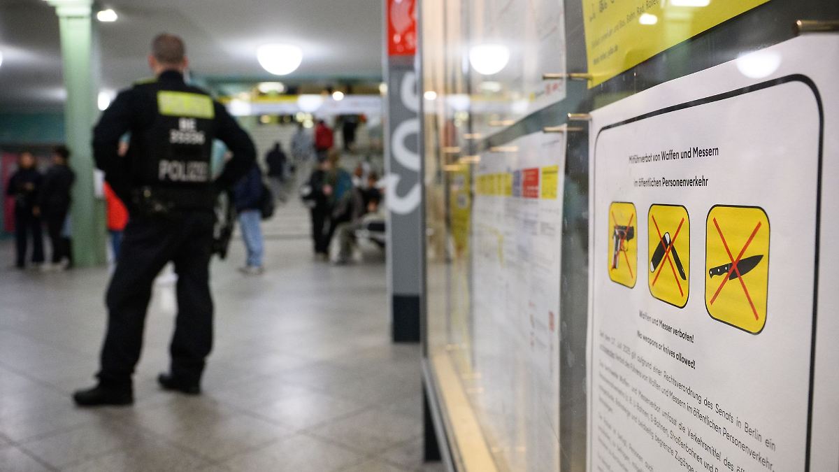 Polizeigewerkschaft: Berlinweites Waffenverbot wäre falsch