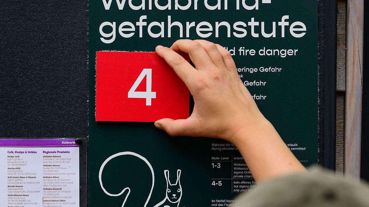 Schon wieder Waldbrandgefahr in Niedersachsen