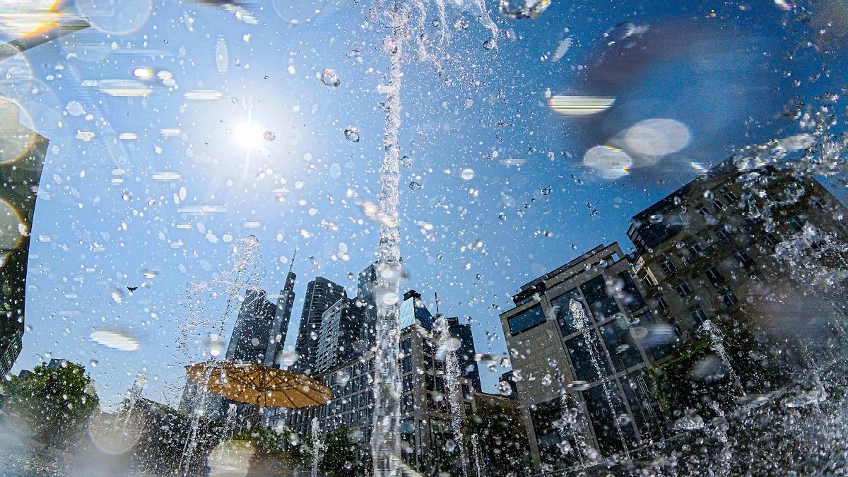 Sehr heißes Wetter mit einzelnen Gewittern in Hessen