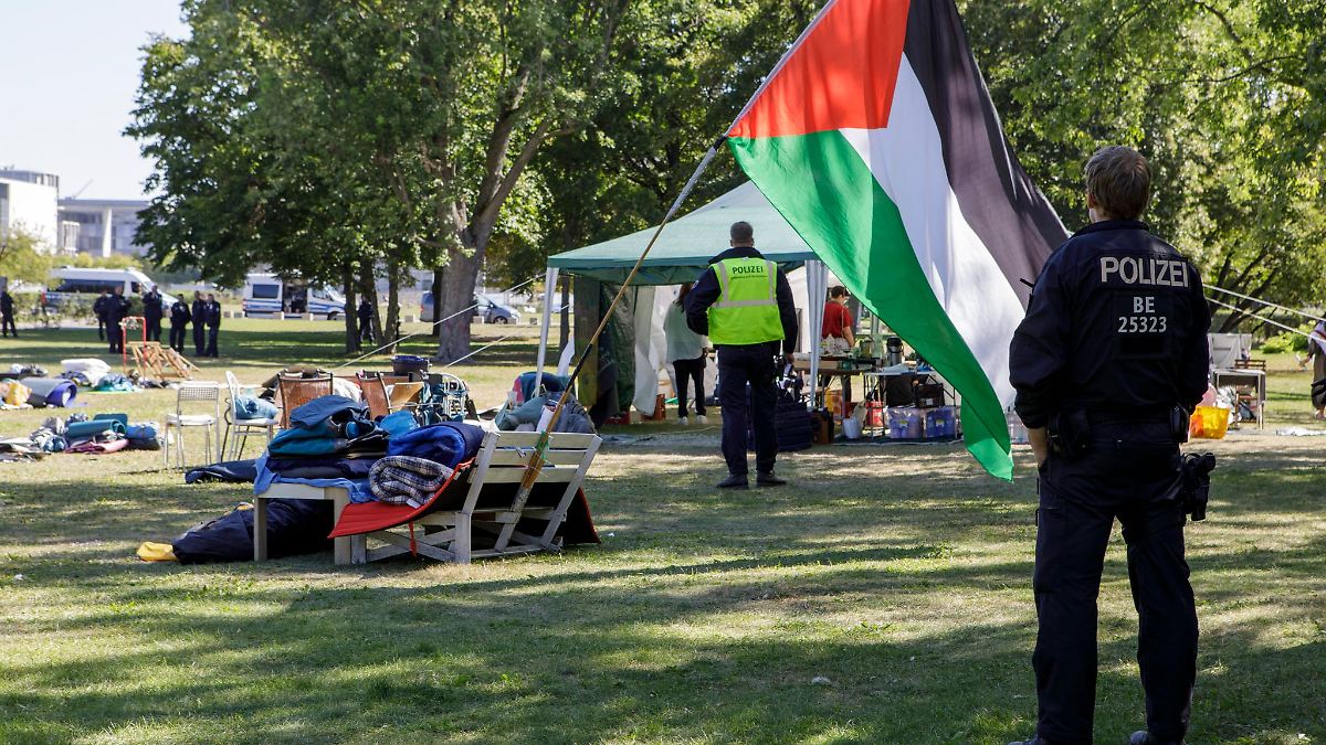 Palästina-Camp aufgelöst - Gericht widerspricht Polizei