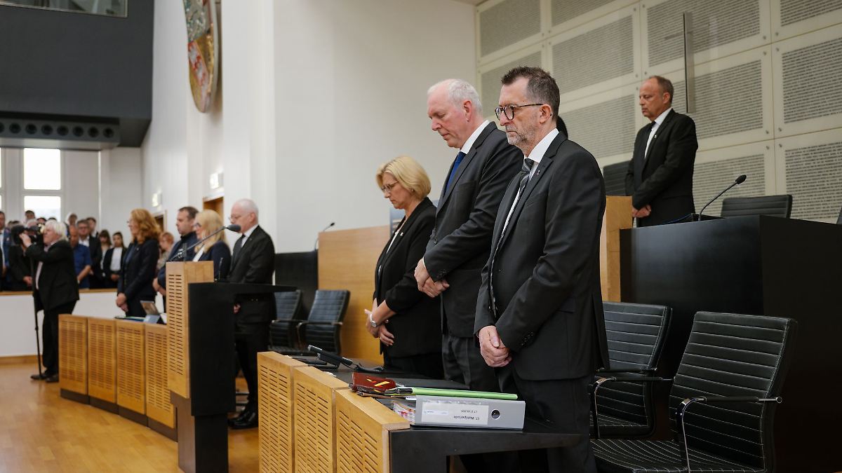 Polizisten gedenken des getöteten Kollegen im Saarland