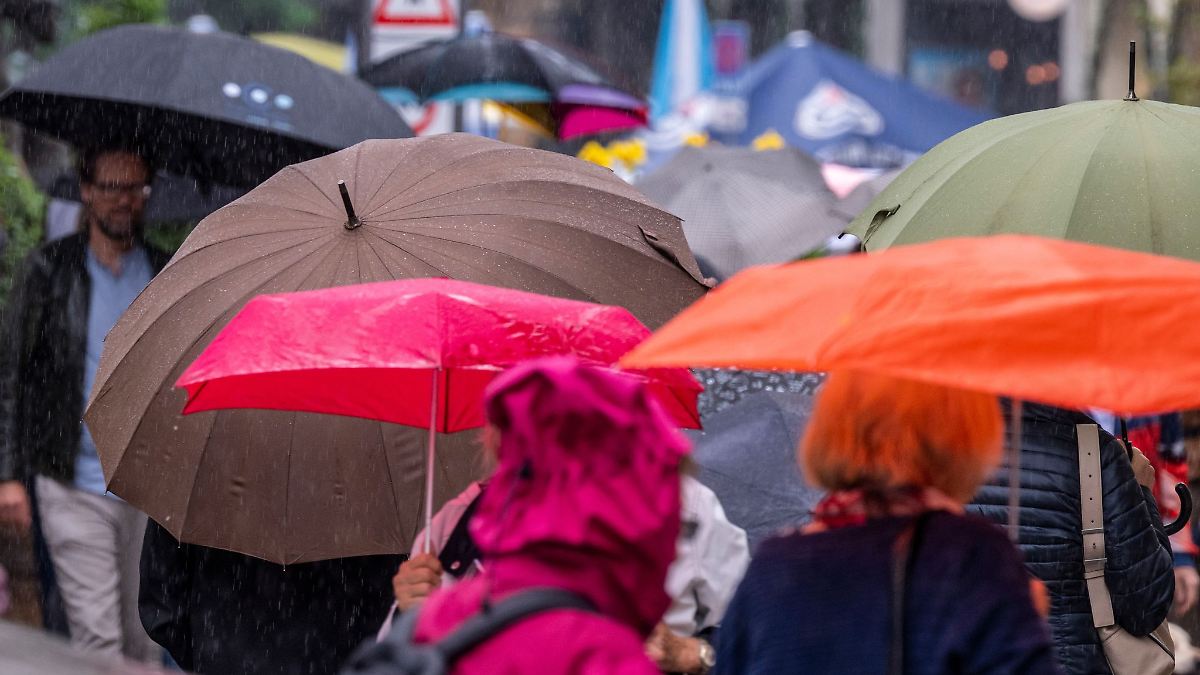 Wetterdienst rechnet mit Starkregen in Bayern