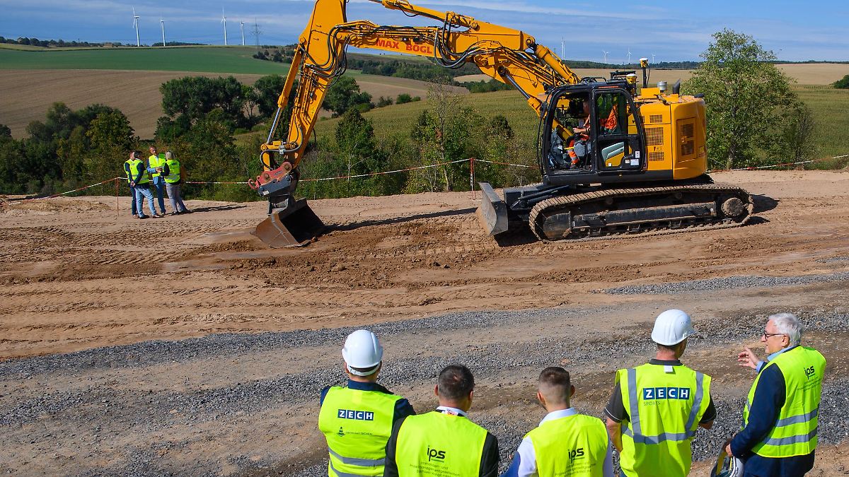 Bau für Gefängnis-Erweiterung in Volkstedt läuft