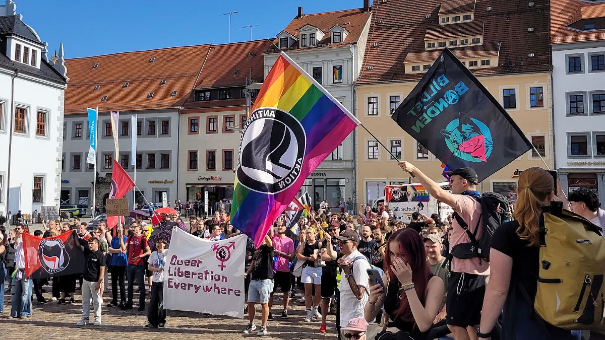 Hunderte bei Christopher Street Day in Freiberg und Zittau