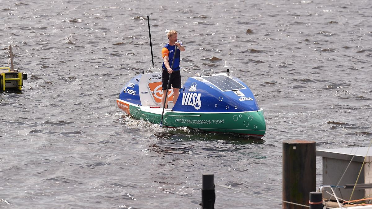 Auf dem SUP über den Atlantik: Deutscher startet Solo-Tour