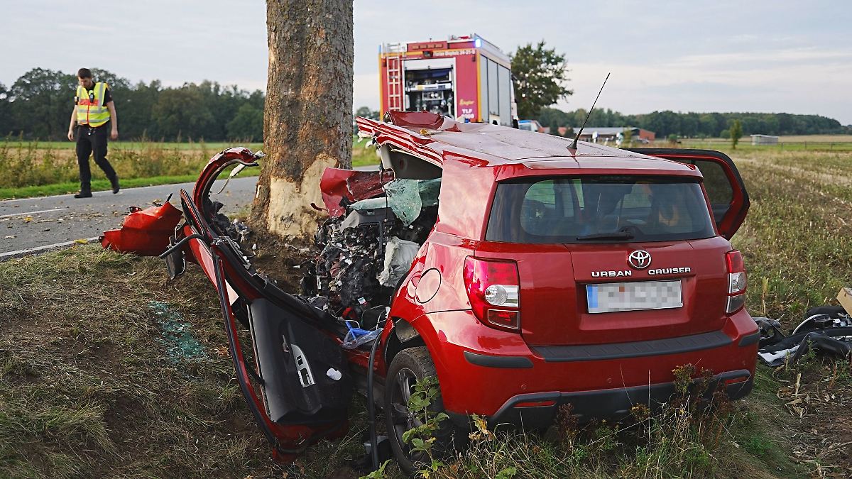 Auto prallt frontal gegen Baum – Fahrer stirbt