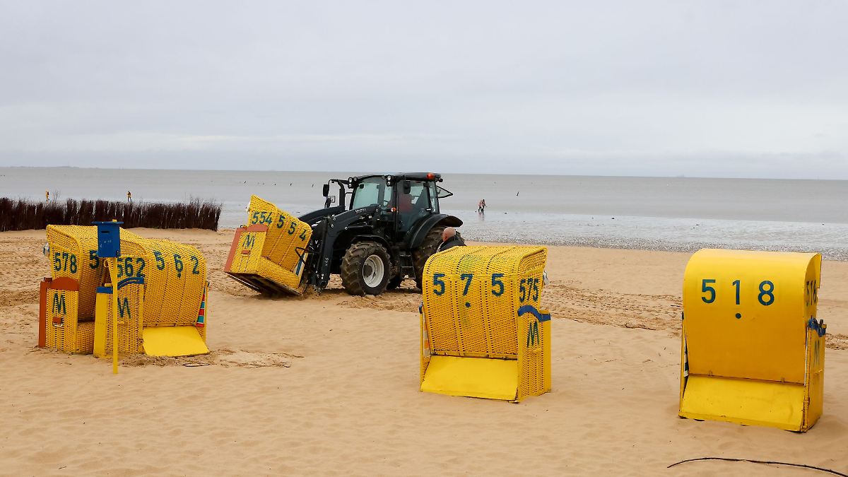 Orkanartige B&ouml;en st&ouml;ren F&auml;hrverkehr zu Nordseeinseln