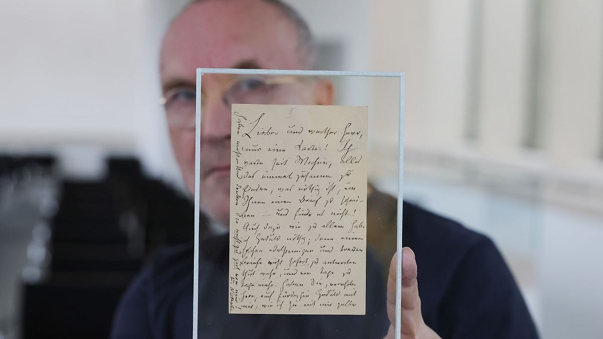 Erstes Dokument von Nietzsche kehrt nach Naumburg zurück