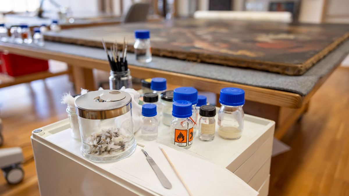 Restauratoren öffnen ihre Werkstätten