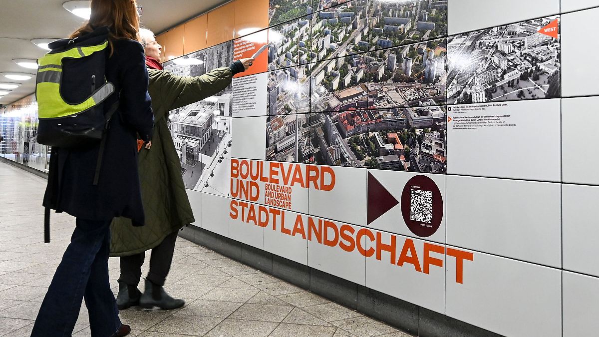 Architektur der Nachkriegszeit: Ausstellung im U-Bahnhof