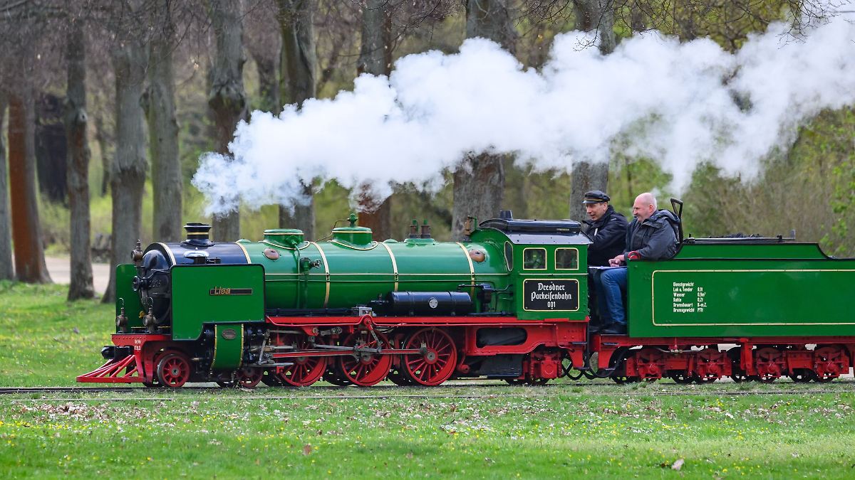 Letzte Runden für Dresdens Parkeisenbahn im Jubiläumsjahr
