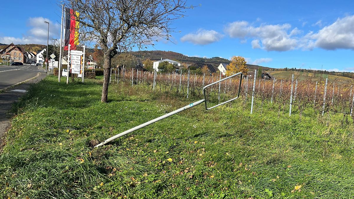 Einfach weg: Ortsschilder in Oestrich-Winkel gestohlen