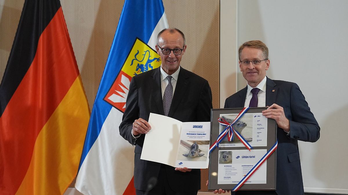 Merz nun Pate eines Seehundes