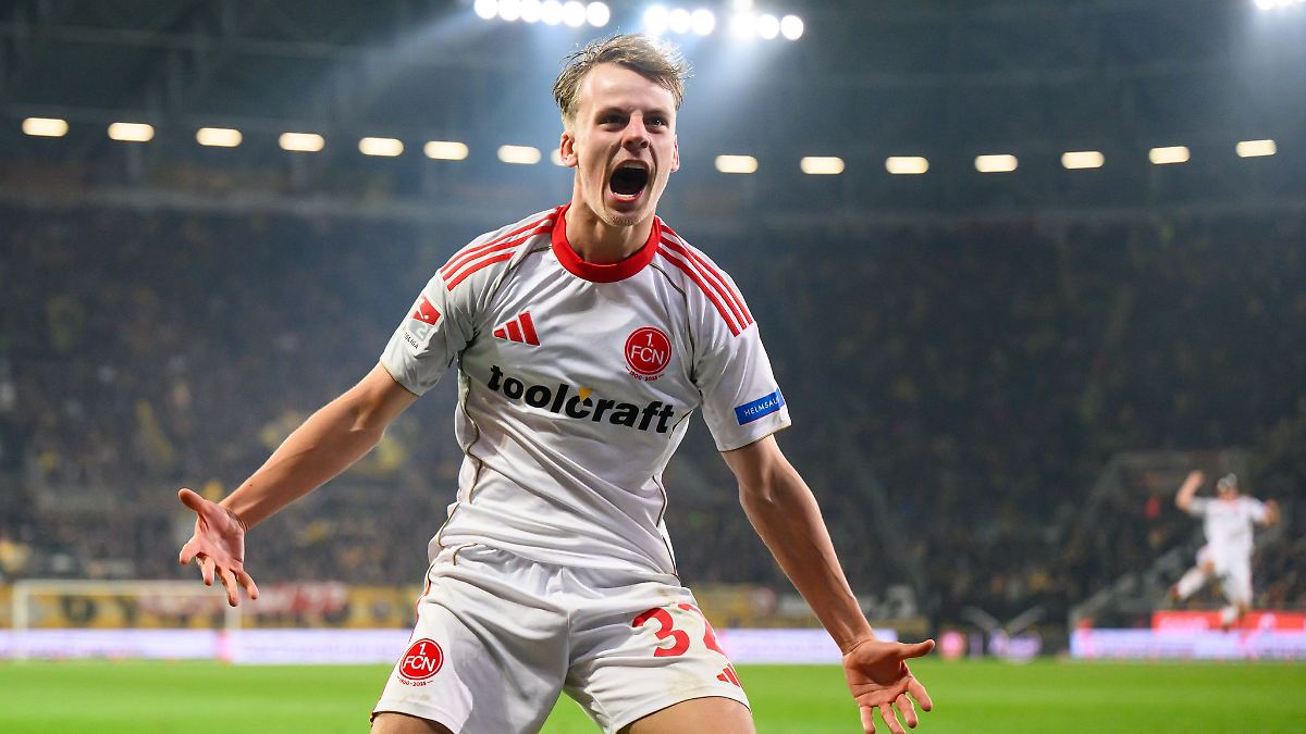 Nürnberg trifft nach 14 Sekunden und klettert weiter