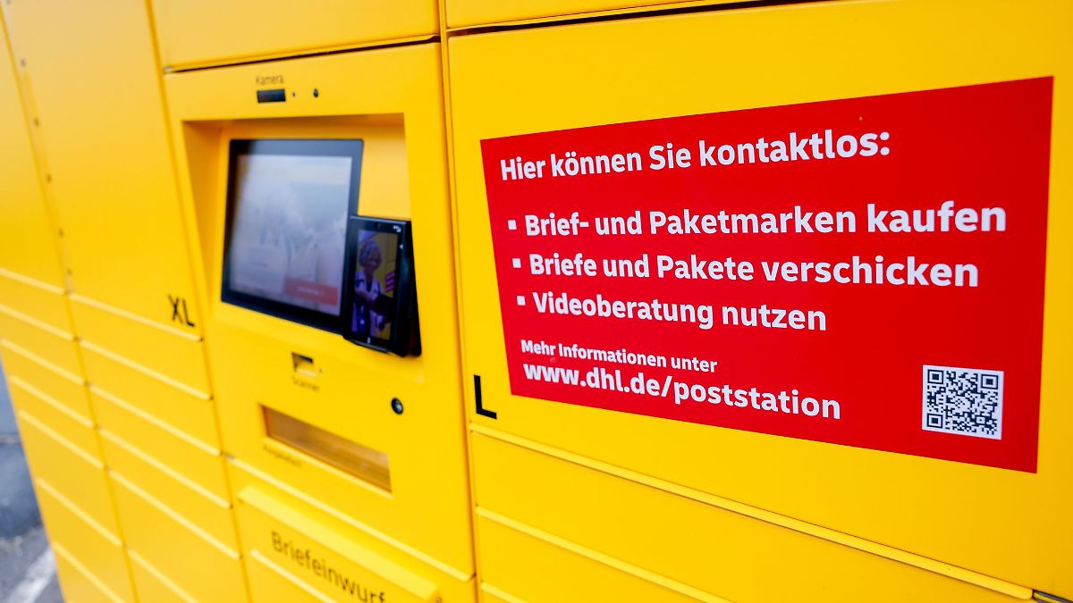 Sachsen-Anhalt mit drei Postfilialen, die Automaten sind
