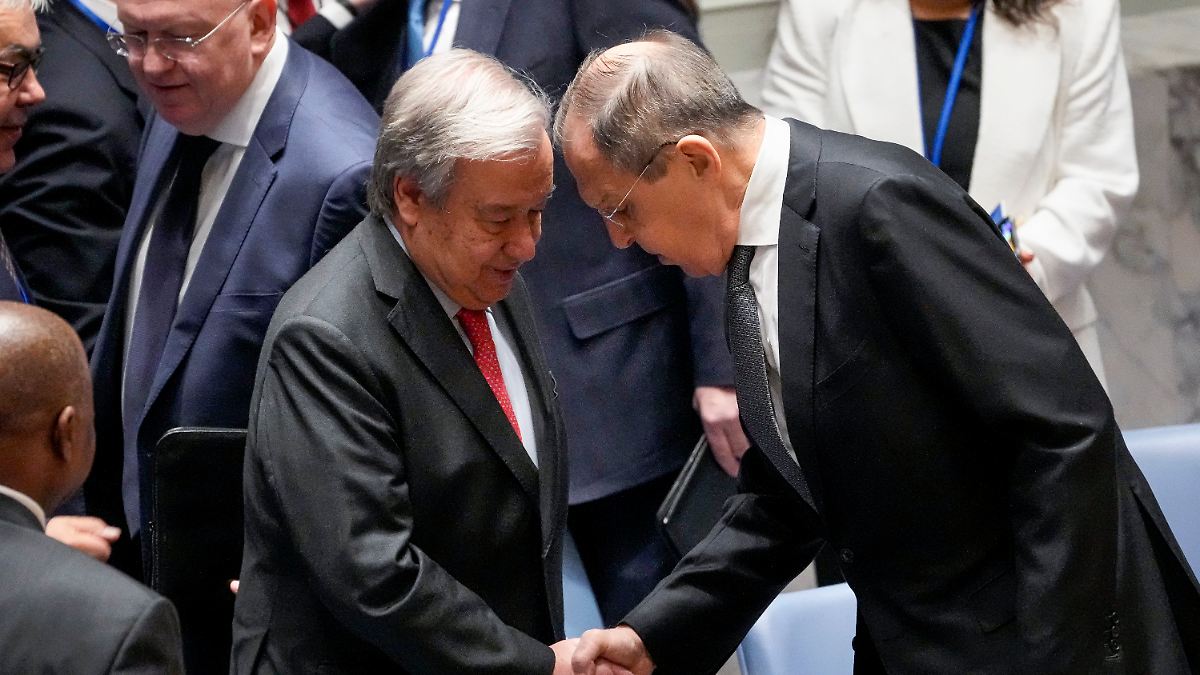 Lawrow verteidigt Einmarsch: Guterres wirft Moskau 