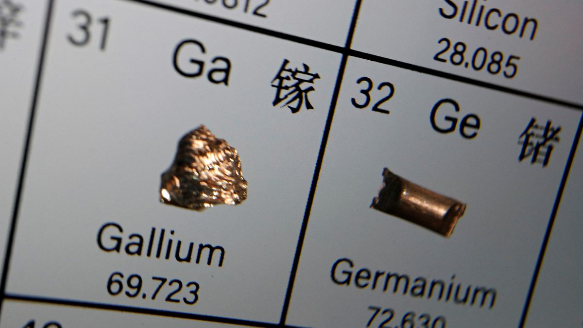 China setzt Exportverbot von Halbleiter-Metallen an die USA aus