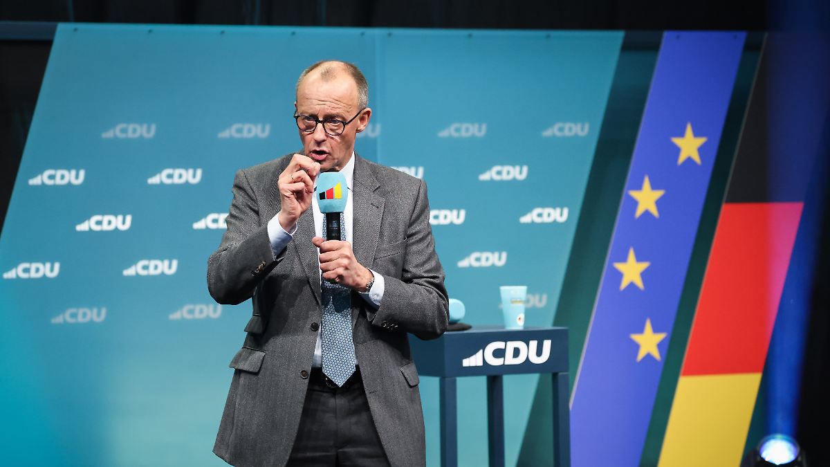 Merz legt sich auf Zwei-Prozent-Ziel fest