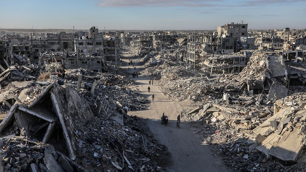 Trump lobt "phänomenale Lage" und "bestes Wetter" in Gaza