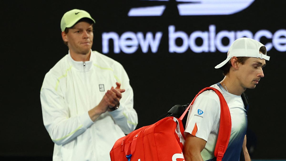 Jannik Sinner spendet dem nächsten Verlierer Applaus