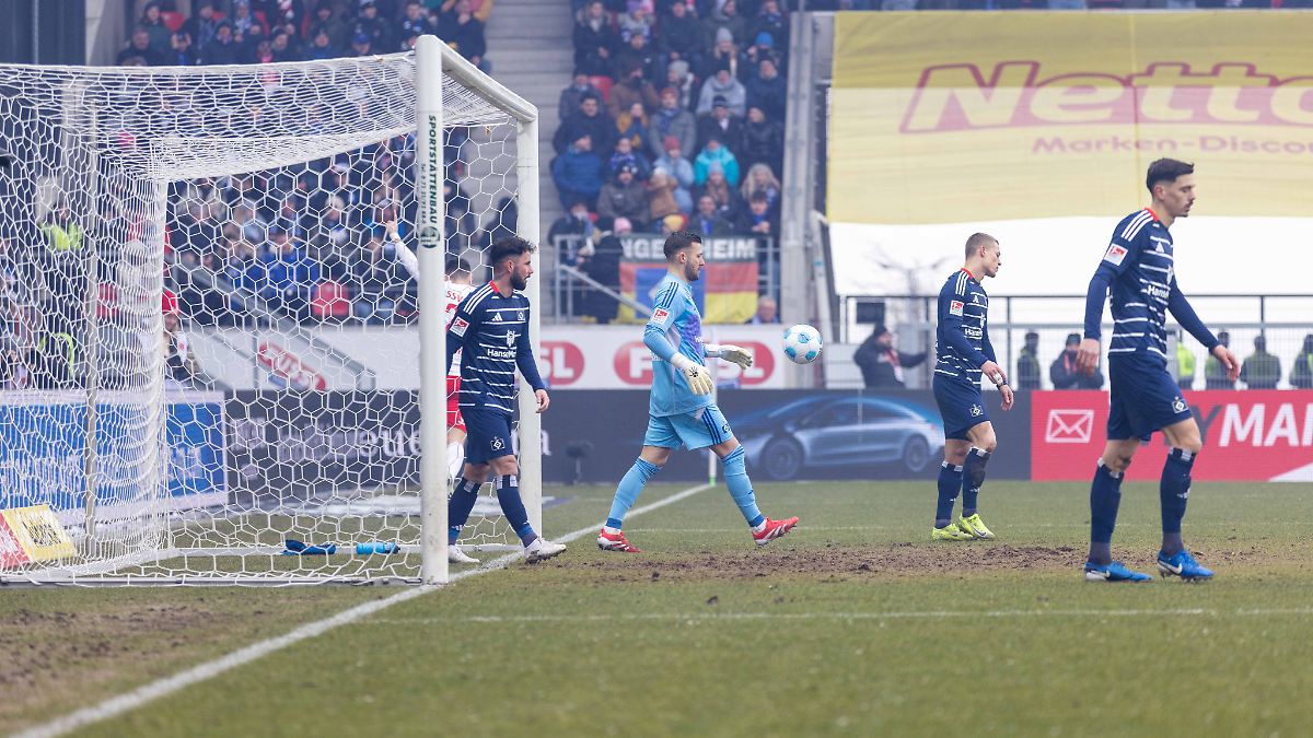 HSV entgeht Blamage beim Tabellenletzten haarscharf