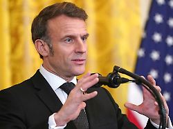 Gespräche über Friedenslösung: Macron sieht durch Treffen mit Trump "Wendepunkt"