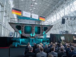 Kiellegung in Wolgast: "Modernstes Flottendienstboot der Welt" soll Putin abschrecken