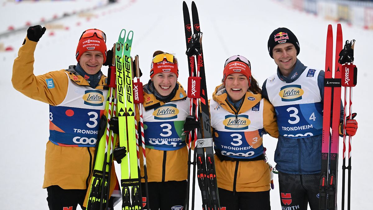 Gold-Angriff scheitert: Deutsches Team kombiniert sich entspannt zu WM-Silber