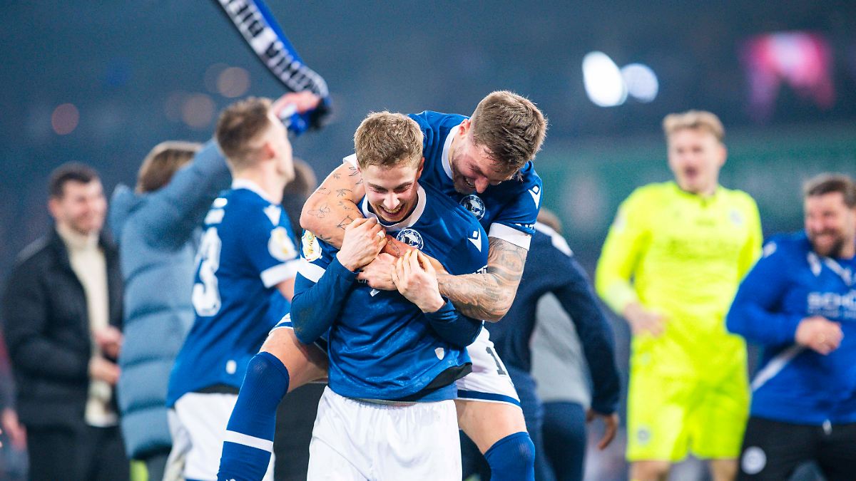 Drittligist Bielefeld bekommt härtestes DFB-Pokalhalbfinal-Los