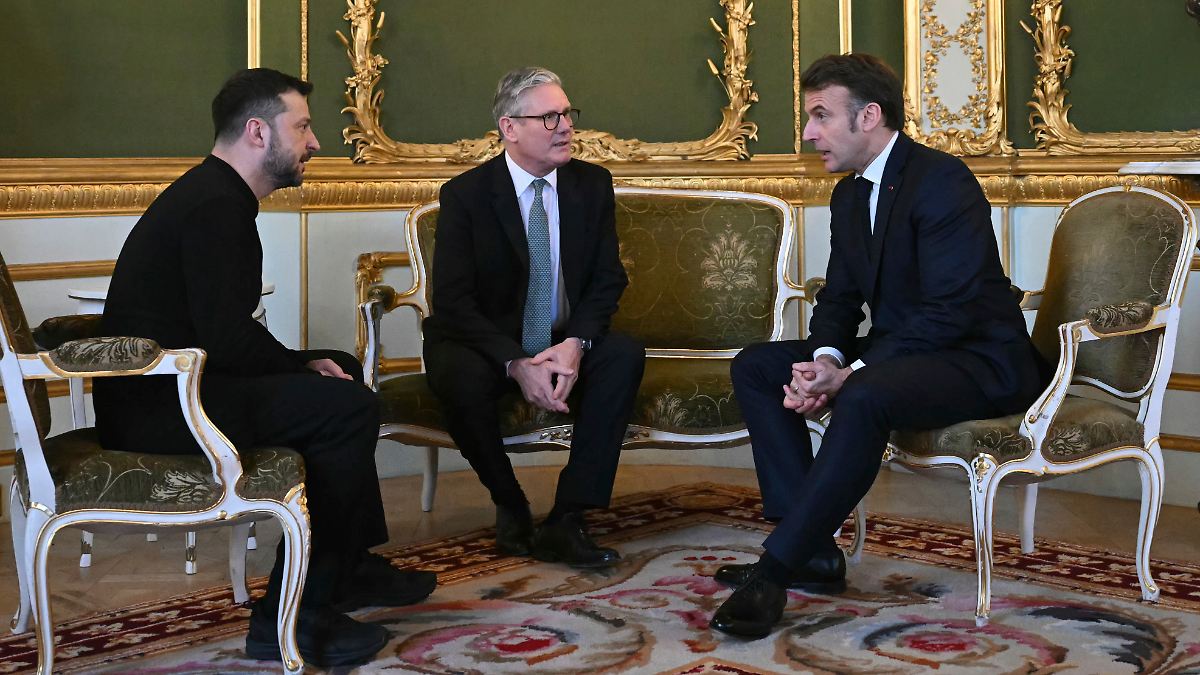 Macron und Starmer schlagen Waffenruhe-Plan für die Ukraine vor