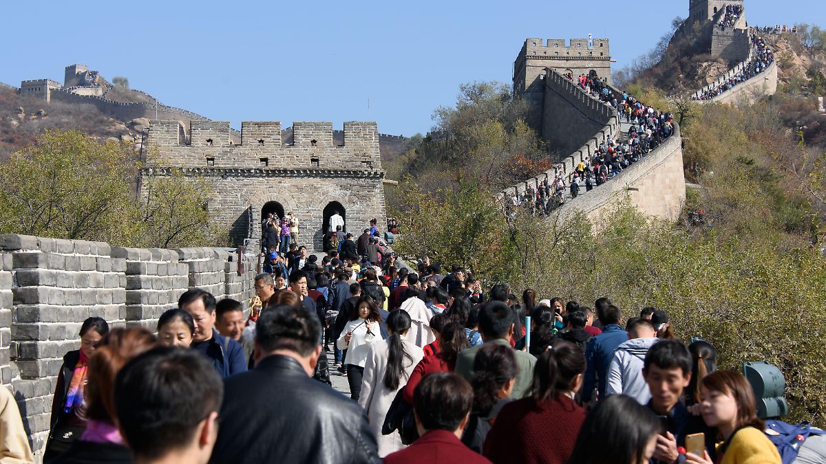 Foto mit nacktem Po: China hält Touristen wochenlang fest