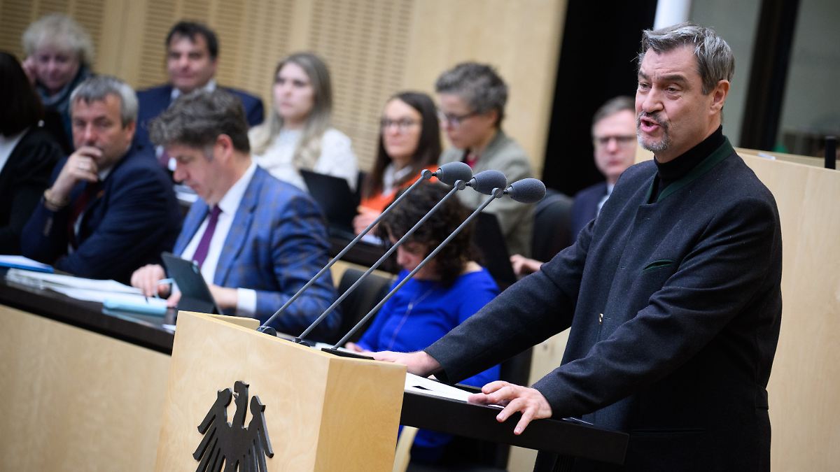 Im Bundesrat sagt Söder, warum es wirklich so schnell gehen musste
