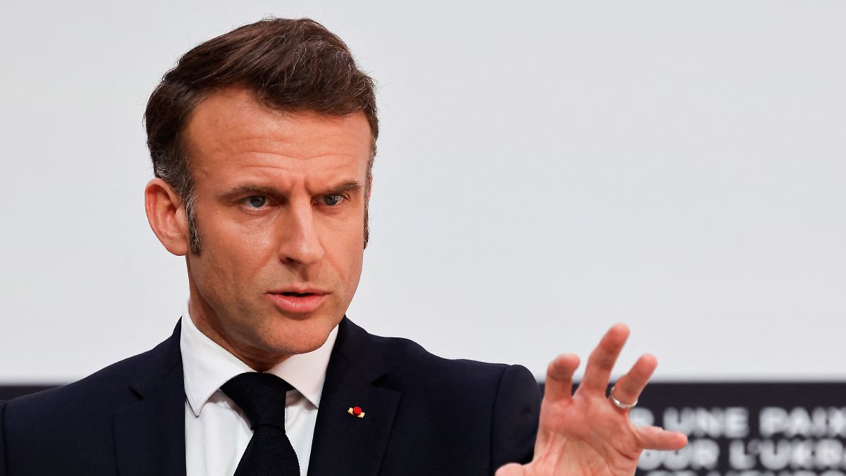 Macron: Französisch-britische Mission soll ukrainische Armee unterstützen