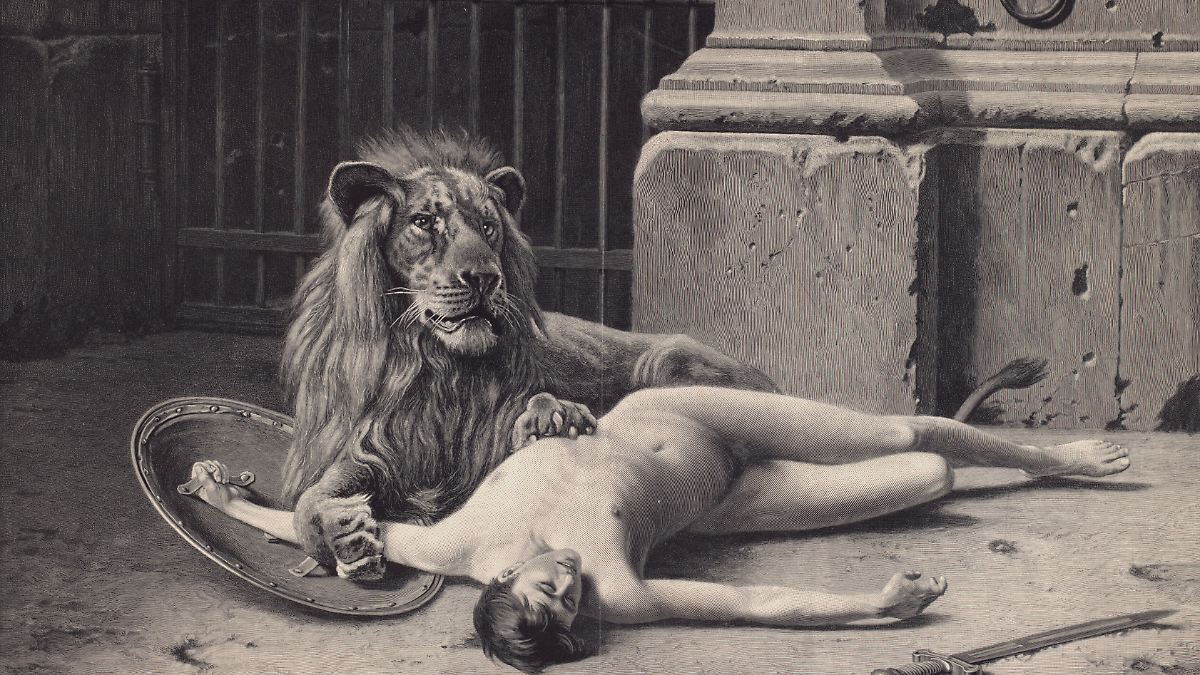 Gladiatoren mussten mit Großkatzen kämpfen
