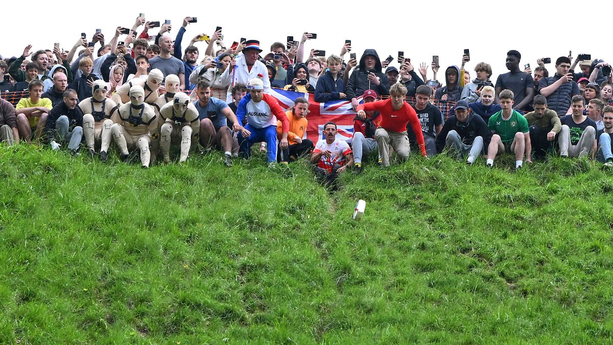 Deutscher verteidigt Titel bei kuriosem Käserennen