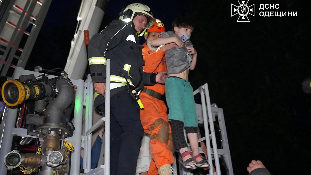 Kinder bei russischem Angriff auf Odessa verletzt