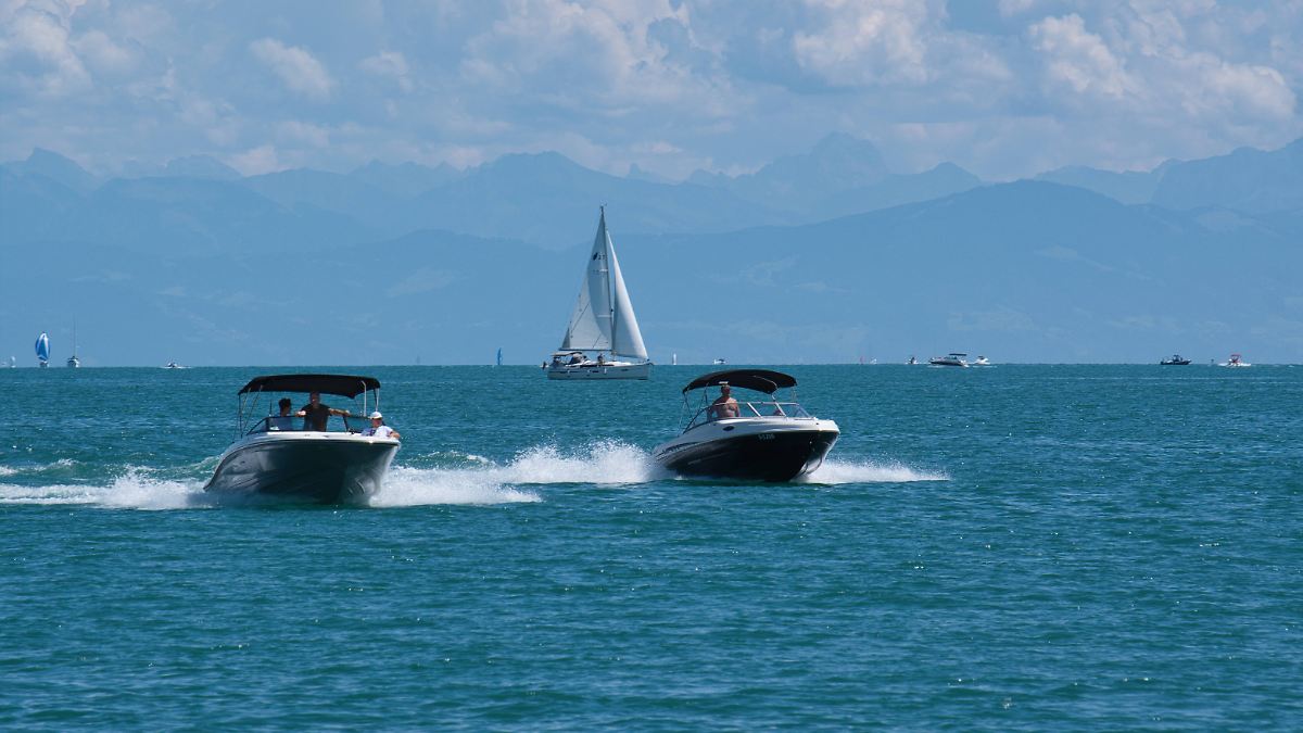 Motorboote schaden deutschen Seen