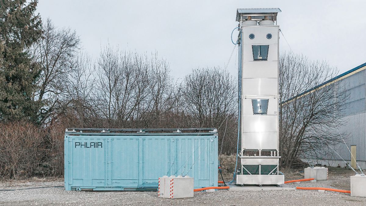 Dieses Startup saugt CO2 aus der Luft