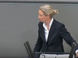 Haushaltsdebatte im Bundestag: Weidel schießt sich auf Merz ein - der ist gar nicht da