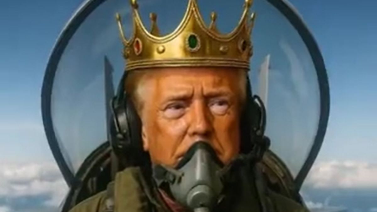 Trump kontert Proteste mit KI-Videos als König