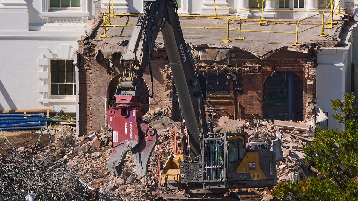 Trump macht für Ballsaal auch Jackie-Kennedy-Garten platt