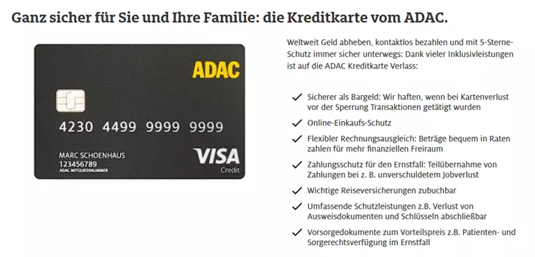 adac kreditkarte erfahrungen