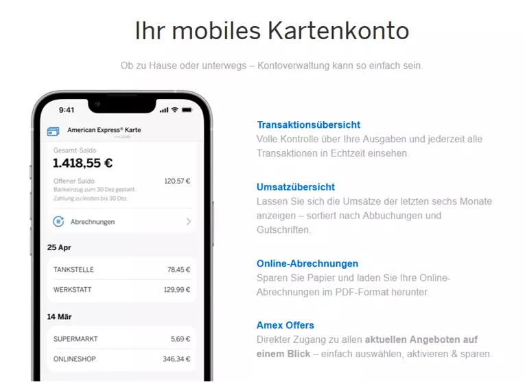 american express kreditkarte test