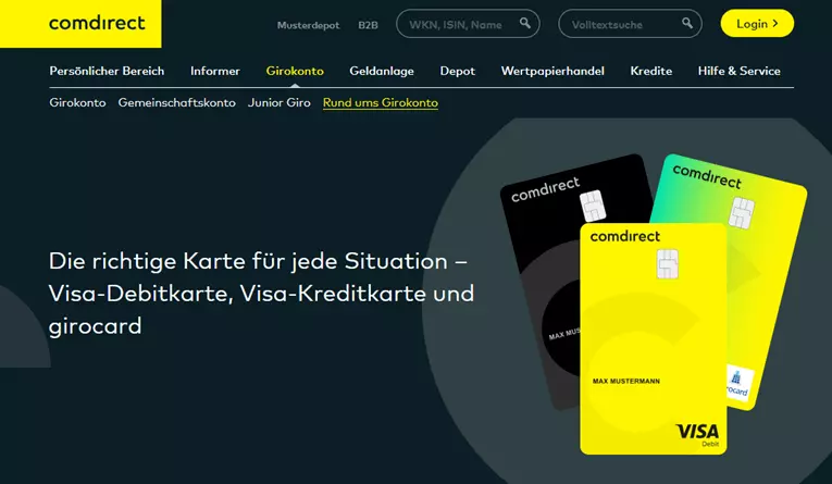 comdirect kreditkarte