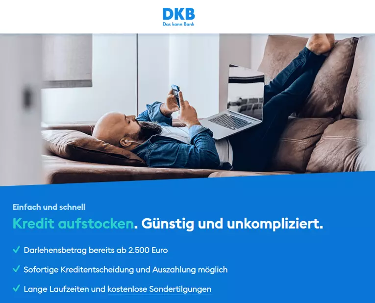 dkb kredit aufstocken