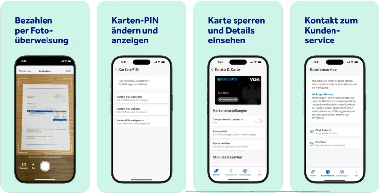 Die Eurowings Premium Kreditkarte kann mit der Barclays App genutzt werfden