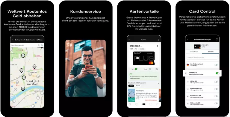 openbank Kreditkarte app