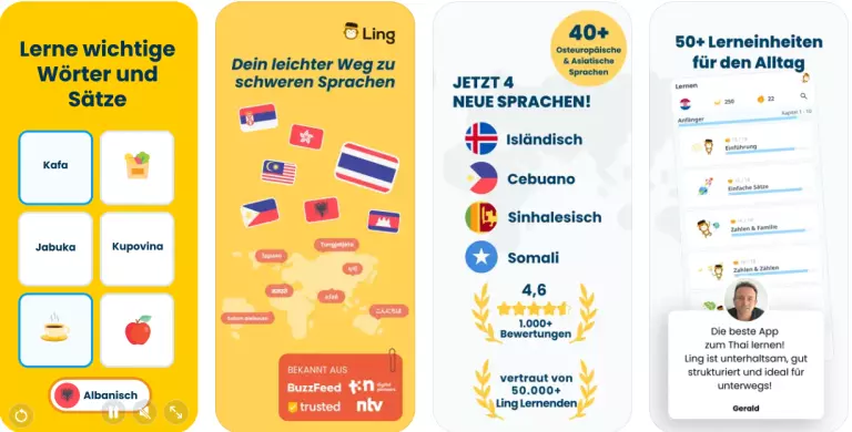 Sprachen lernen mit Ling